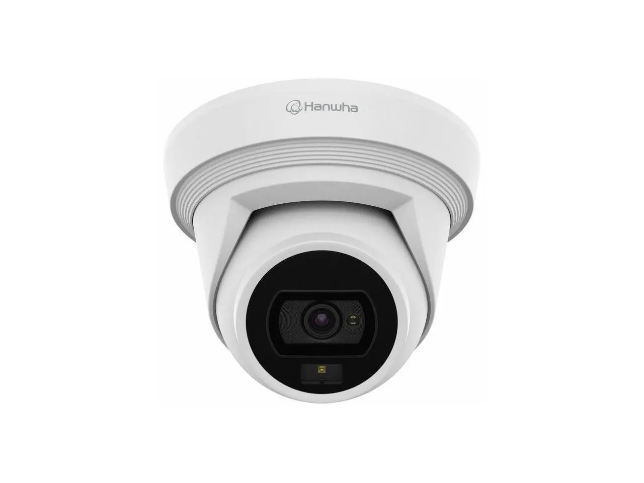 Wisenet QNE-C8013RL 5 Megapixel Outdoor Network Camera - Color - Flateye - White - 98.43 ft Infrared/Color Night Vision  - 2592 x 1944 - 3 mm Fixed Focal Lens