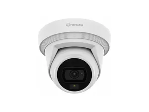 Wisenet QNE-C8013RL 5 Megapixel Outdoor Network Camera - Color - Flateye - White - 98.43 ft Infrared/Color Night Vision  - 2592 x 1944 - 3 mm Fixed Focal Lens