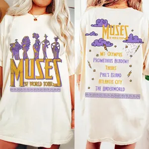 The Muses Team Hercules 97 Tour Retro Comfort Color T-Shirt, Hercules Sweater Gift, Trending Unisex Tee, Disneyland Vacation Trip