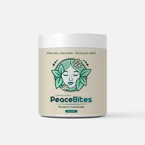 PeaceBites Calming Gummies - All natural Ingredients, Dietary Healthcare, Fitness, Supplement Edible