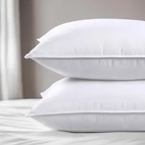 Bed Pillows Different Size Set of 2,, Down Alternative Pillow for Back, Stomach or Side Sleepers, White, Queen