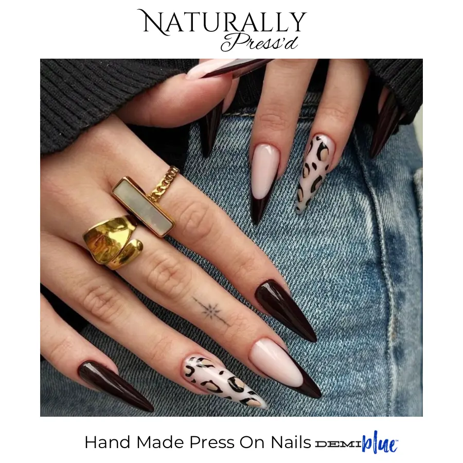 "Auntie"-Naturally Press'd, Press On Nails by DEMIblue
