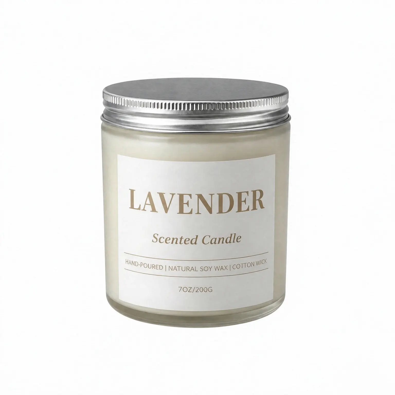 Lavender Scent Fragrance Candle - Natural Scented Candle, Lighted Aromatherapy Option, Room Decor Home Supplies, Gift for Mom from Daughter/Son for Mother’s Day, Birthday, Peace of Mind