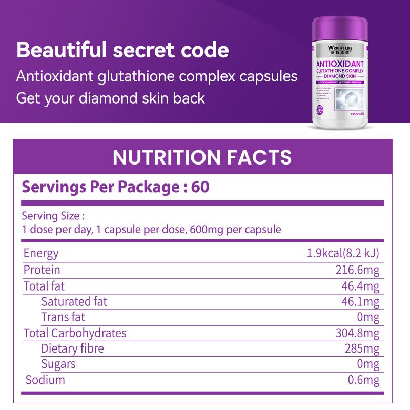 Wright Life Glutathione Capsules (60 capsules) Supplement