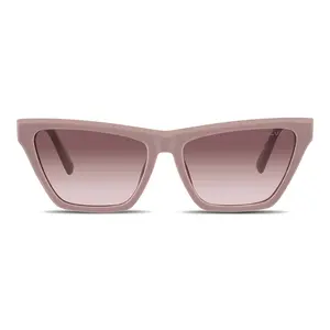 Velvet Eyewear Helen Women's Sunglasses Lavender Frame Brown Rose Fade Lenses 100% UV Protection V766LV26