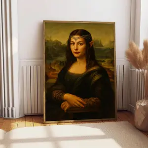 The Arwenn Mona poster Trendy Funny Wall Art Poster Home Decor Wall decor