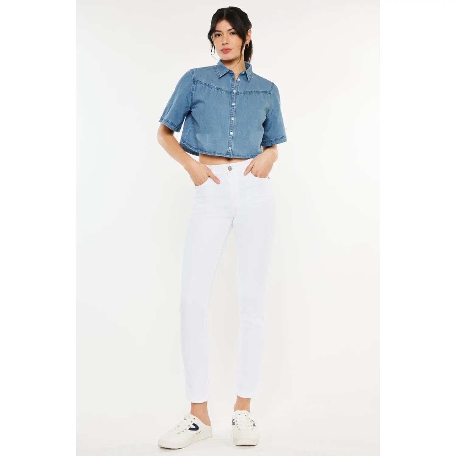 Kancan High Rise Ankle Skinny Jeans