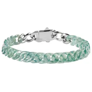 Natural Jade Bangle Cuba Bracelet Jade Personalized Light Luxury Trendy Jewelry