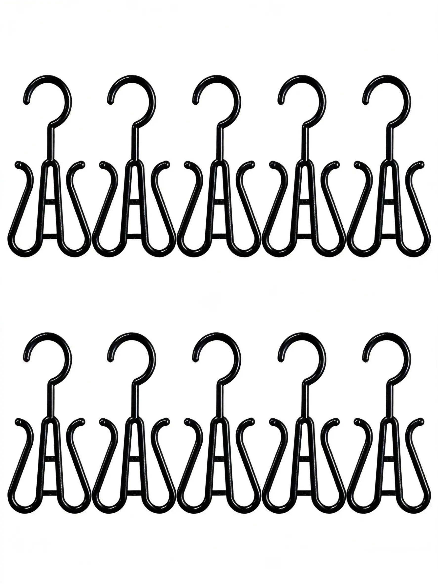 10Pcs Black Wig Hanger Hanging Accessory Wig Storage Hook Wig Stand Holder Wig Organizer For Wigs Hair Extensions Wig Display Storage Hanger