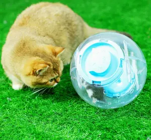 Transparent Hamster Exercise Ball Toy, Crystal Running Ball for Golden Hamsters, Hamster Fitness Running Ball Supplies