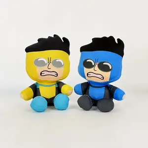 Invincible3 Plush Toy Figure - Cute Anime Soft Collectible, Cuddly for Bedside Companion Suitable for Fans & Gift for / (Iconic Outfit)