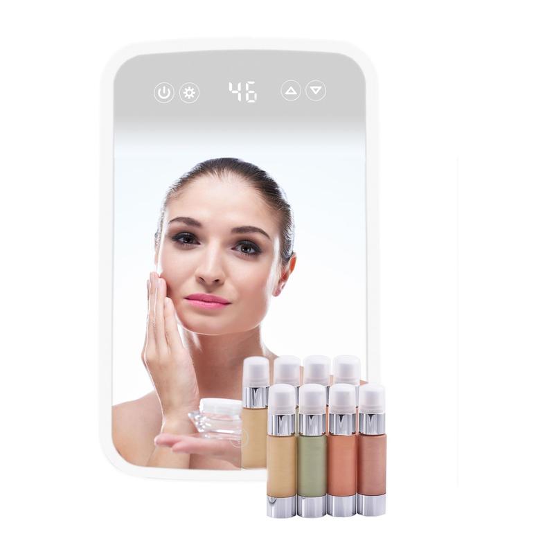 Danby 7.4L Mini Fridge with Mirror and LED Ligh t