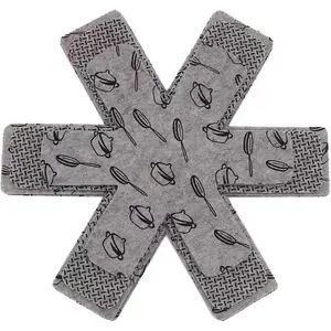 Pot and Pan Protectors, Set of 12 and 3 Different Size, Cookware Protector Set/Felt Pots and Pans Divider Separator Pads Anti-Slip to Avoid  or Marring When Stacking