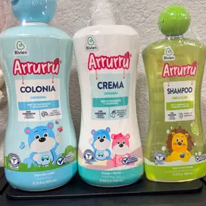 Arruruu by Bivien Kit Arruruu Crema Hidratante de Body & Colonia Original for Women & Men with Shampoo Set Hydrating Cream