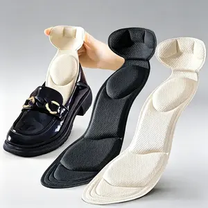 4-Pair Pack - Comfortable Memory Foam Insoles: Breathable and comfortable, ideal for loafers, high heels, boots, and sneakers.Soft, shock-absorbing, and non-slip, they help relieve pressure.