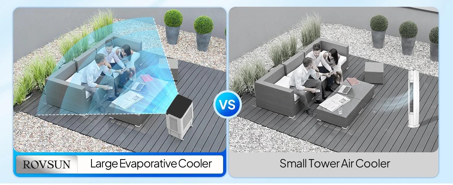 [FLASH SALE] ROVSUN 7.9 Gal Portable Evaporative Air Cooler with Remote Control