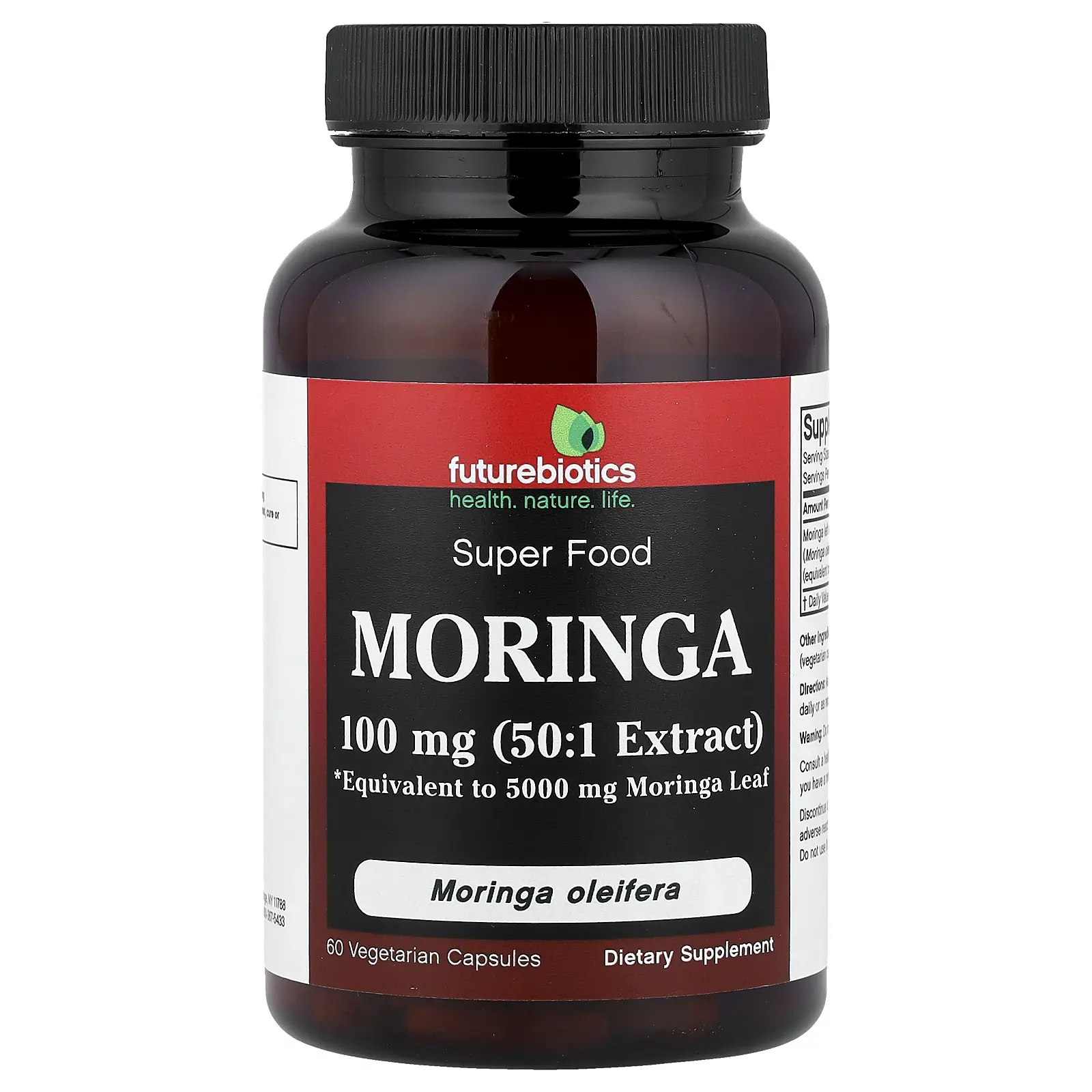 Futurebiotics Moringa, 100 mg, 60 Vegetarian Capsules
