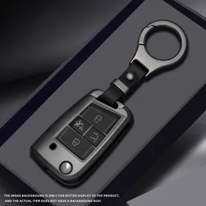 4 Buttons Tpu Remote Key Case Fob Shell for Vw Golf 7, Sportsvan Gti Mk7, Passat B8, Jetta, Touran, Skoda Octavia A7, Seat Leon Ibiza
