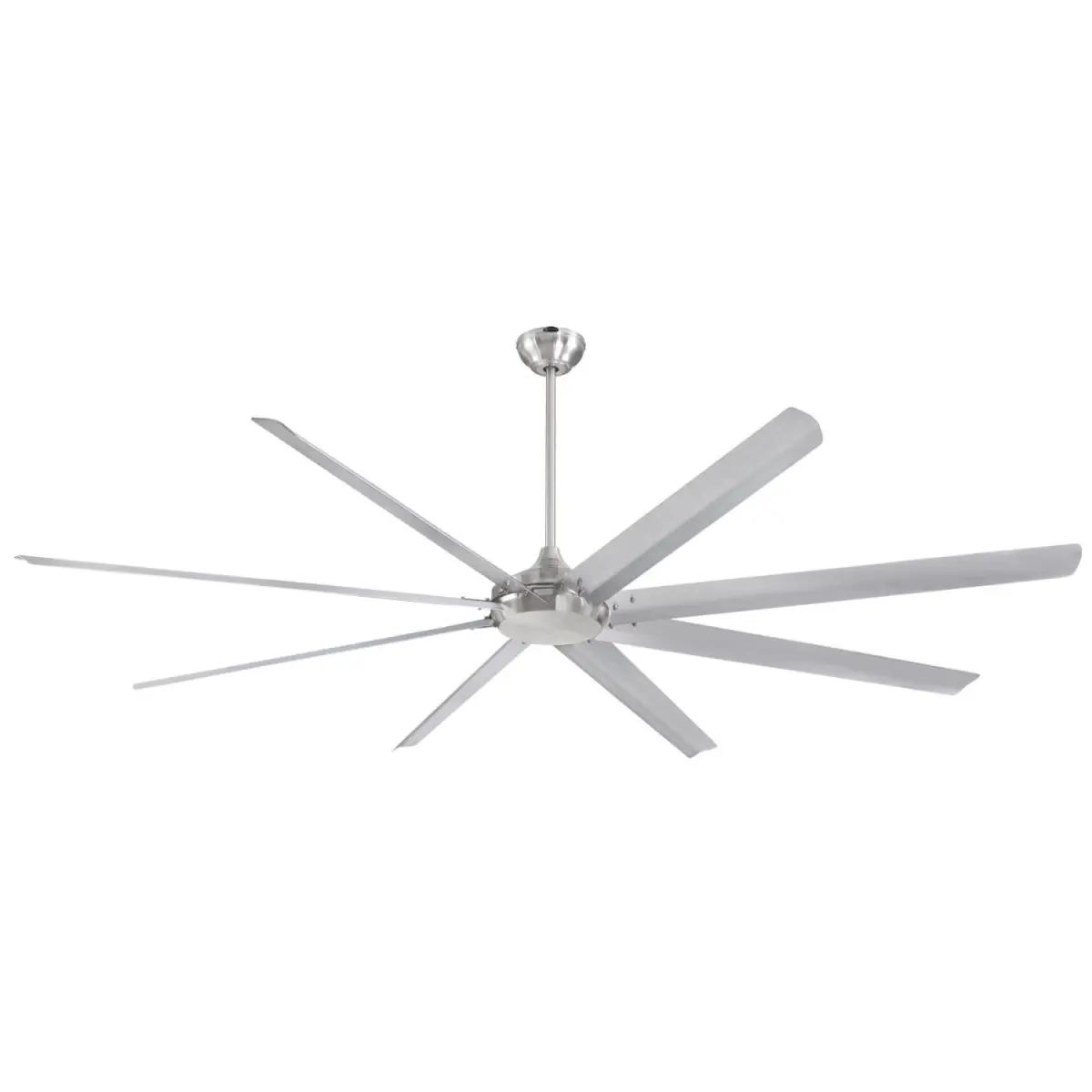Westinghouse 100 in. Brushed Nickel DC Motor Indoor Ceiling Fan with Aluminum Blades, Industrial, Multi-Setting, Powerful, Remote-Enabled, Industrial Ceiling Fans, Multi-Setting Ceiling Fans