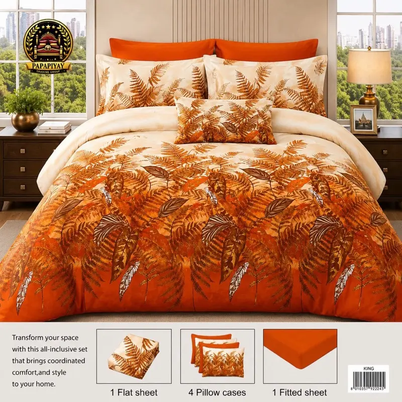 100% Cotton 6-Piece Sheet Set