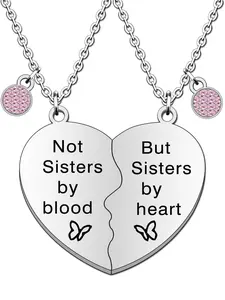 Heart Shaped Pendant Necklace, Stainless Steel Jewelry for Women, Fashion Jewelry for Party, Daily Clothing Decor, Friendship Jewelry, Trendy Jewelry for Birthday Gift Valentine's Day Gift