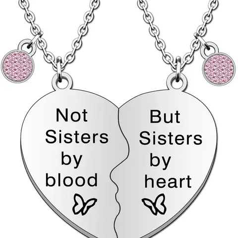 Mother's Day Gift Heart Shaped Pendant Necklace, Love Heart Necklace, Stainless Steel Jewelry for Women, Fashion Jewelry for Party, Daily Clothing Decor, Friendship, Stainless Steel Necklaces
