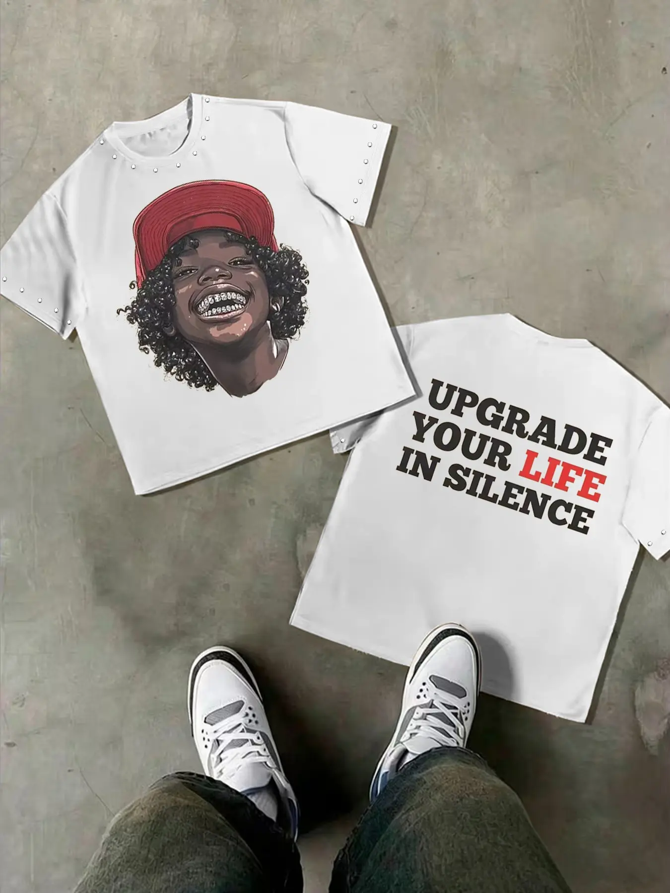 Men's Summer Round Neck Short Sleeve Fitted T-Shirt, Casual Graphic Tee, Casual Graphic Top, Trendy Casual Print Style, Streetwear for Outdoor Activities and Friend Gatherings