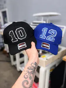 Custom Glitter Sports Number Washed Hat, Personalized Sport Mom Hat, Embroidered Softball Hat, Team Hats Embroidered Washed Hat - Minimalist Embroidered Cap Merch - Casual Wear Washable Material Versatile for Everyday Use -  Gifts