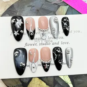 .DP.6934.High-quality handmade wearable nails