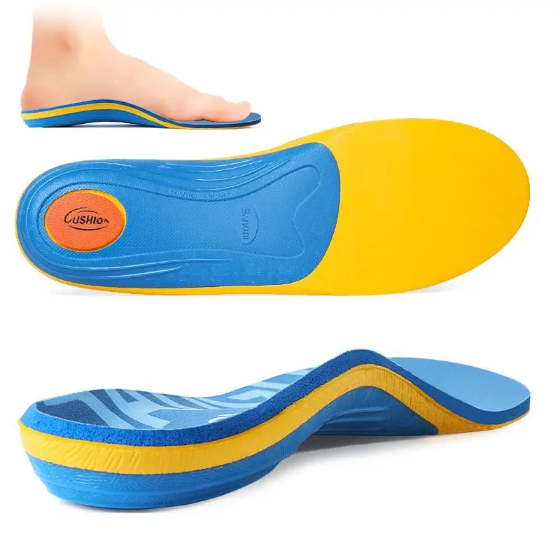 3ANGNI 220+ lbs Heavy Duty Support Shock Absorbing Insole, Arch Support Insoles for Men Women's, Springtok