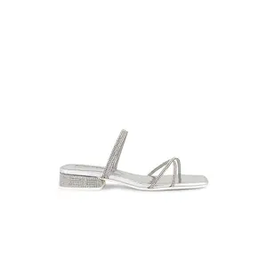 Jeffrey Campbell Adalia Sandal in Silver