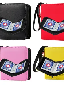 Macaron 8-Color Single Slot Card Album, 40 Slots High-Quality Binder, Star Collector's Notebook, Portable Waterproof Zipper Case