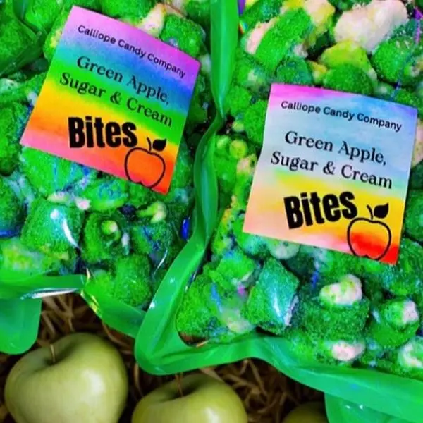 Green Apple, Sugar, & Cream Bites Green Apple, Sugar, & Cream Bites