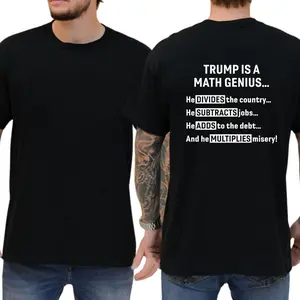 Trump Is A Math Genius T-shirt, Political Shirt, Funny Shirts, Democrat Shirt, Liberal Tee, 8647 Shirt
