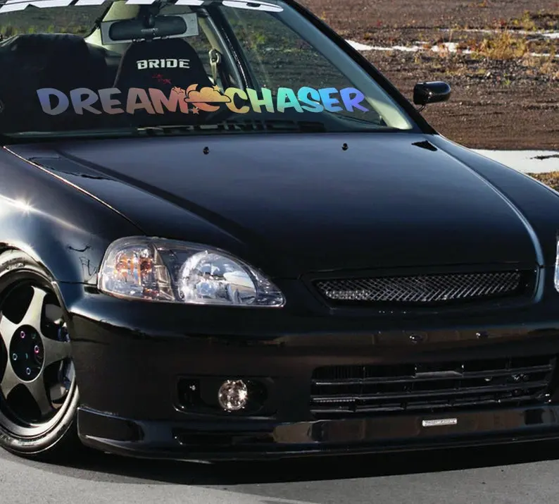 Dream Chaser Windshield Decal Car Sticker Banner JDM Vinyl Graphics Stance
