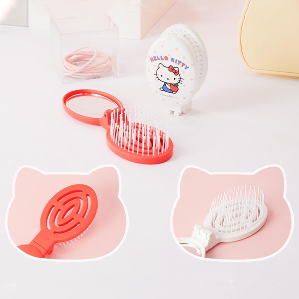 MINISO Folding Comb Hello Kitty Comb and Mirror in One Compact Portable