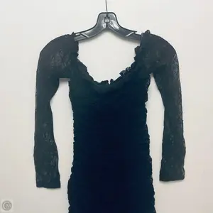 Dress Casual Midi By Forever 21 In Black, Size: S