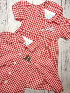 Rodeo Boots Gingham Shirt or Dress