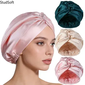 Women's Soft Satin Haircare Sleep Bonnet - Adjustable Shower Cap for Maternity Home Daily Use (Sports & Outdoor Camping Hiking Hammock Companion)