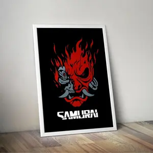 Cyberpunk 2077 Video Game Poster | High Quality Print | Future World Wall Art | Gamer Gifts