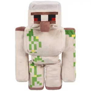 mincraft Iron Golem 13.5in Plush Stuffed Soft Decorations for Video Game Fans, Kids Birthday Party Favor Preferred Gift for Birthdays
