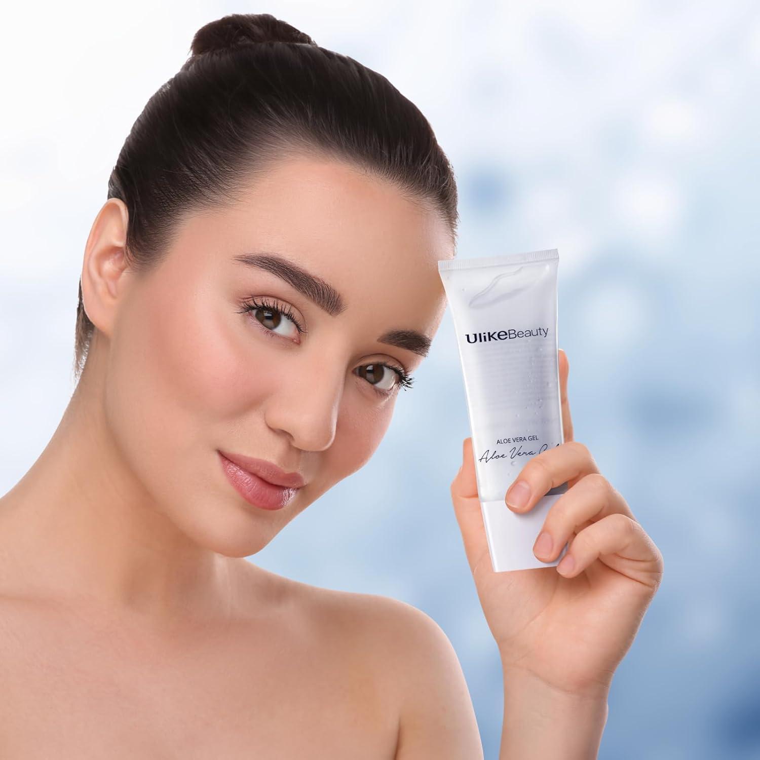 Ulike Vera Gel for Hair Removal and Facial Beauty Device for Women and Men in Face or Body, Ideal for Skin, Scalp, Hair Hydration, and Calming Moisturizer - Comfort skincare Wax Cream Ulike Vera Gel for Hair Removal and Facial Beauty Device for Women and Men in Face or Body, Ideal for Skin, Scalp, Hair Hydration, and Calming Moisturizer - Comfort skincare Wax Cream