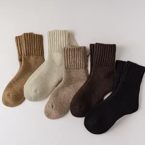 MhzyCaus 5 Pairs Thick Cozy Socks – Soft Knit Winter Socks for Women, Warm, Breathable & Fluffy for Sleeping and Lounging casual soft comfy warm sock