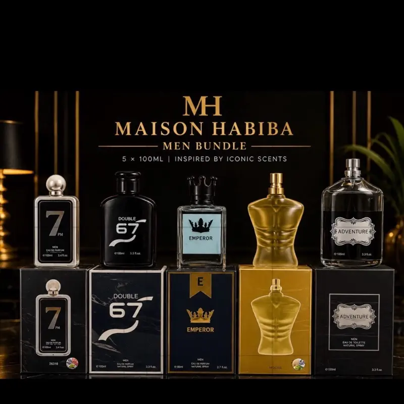 Men’s Bundle – 5 Premium Inspired Fragrances  1-7