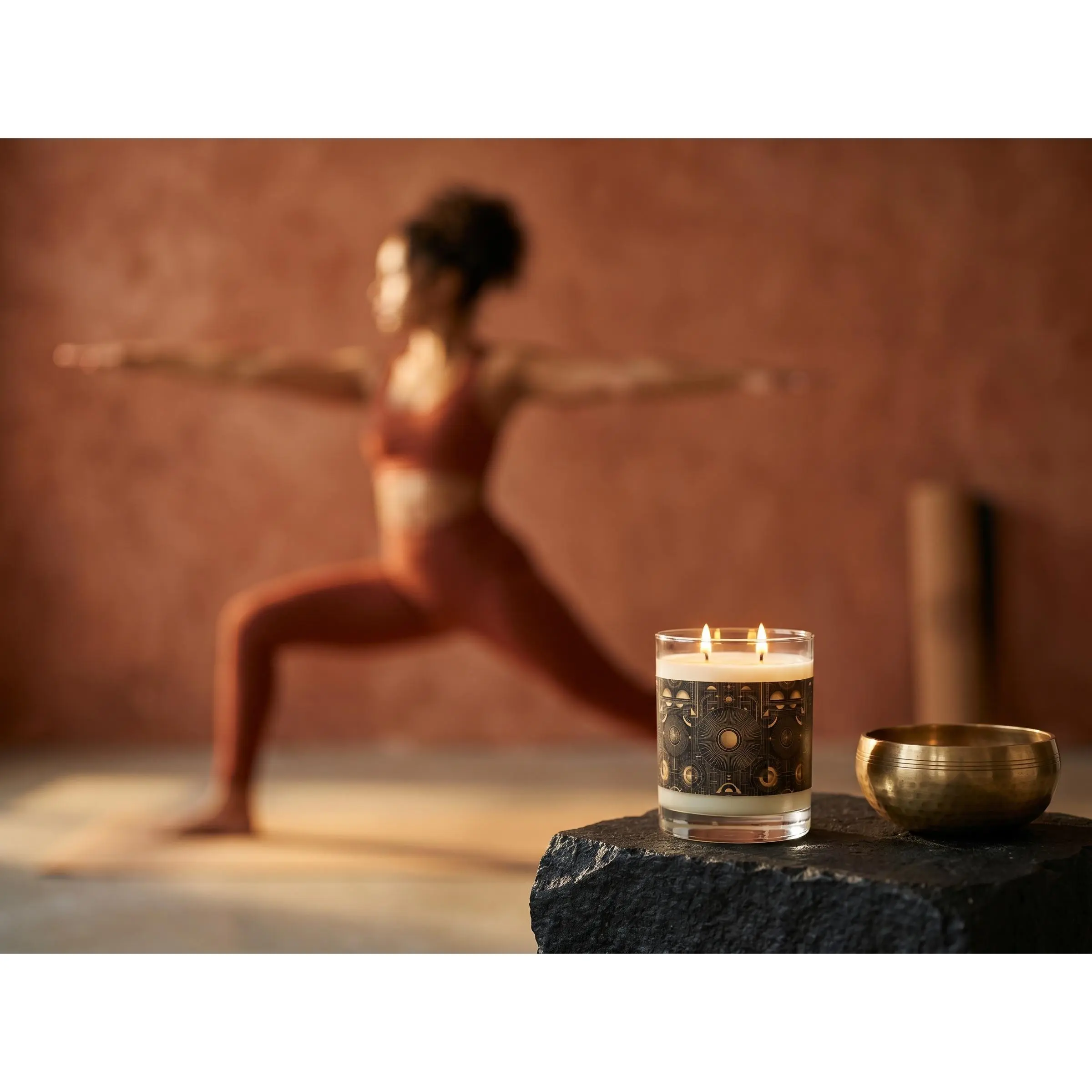 Repose Nervous System Reset Candle, Moss & Fig Scented Antique Aroma Candle for Home Decor