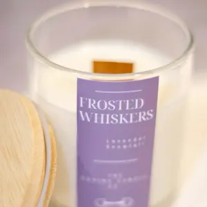 Frosted Whiskers Candle - Lavender Snowfall Scent