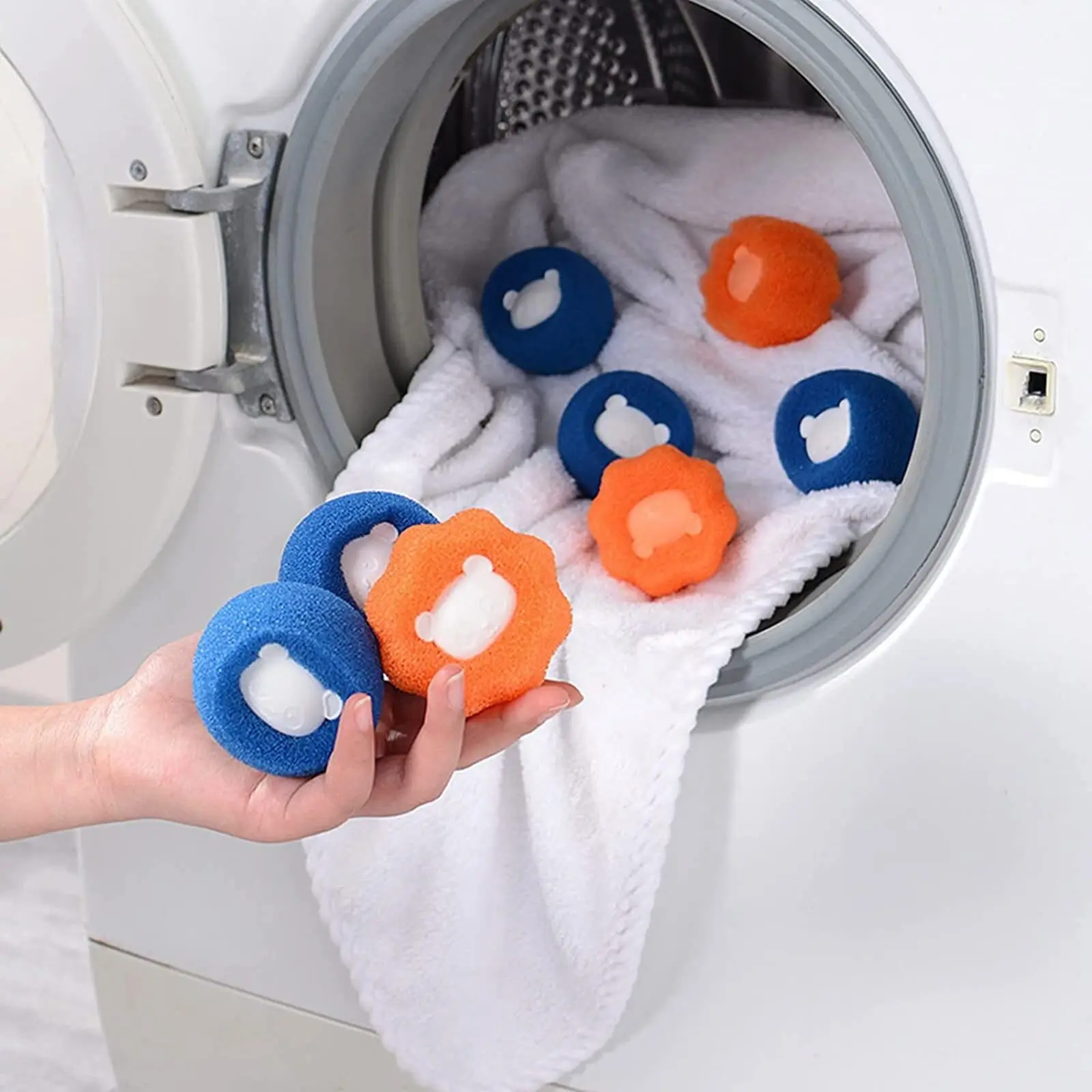 Washing  Machine Hair Catcher,8pcs/Set Reusable Washing Mchine Hair Remover,Pet Hair Catcher,Laundry Tools&Accessories for Home Use,Househole Items,Home Goods,Laundry Products,Various Laudry Needs tiktokshopspringglowup Cleaning