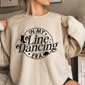 In My Line Dancing Era Shirt, Line Dance Sweatshirt, Line Dance Teacher Hoodie,  Line Dancing Lover, Gift For Dancer, Dance Class