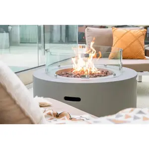 Tramore 34” Concrete Fire Table