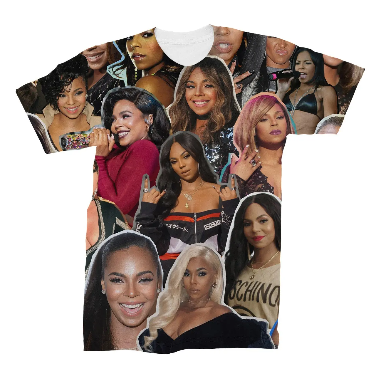 Women's Ashanti Graphic T-Shirt, Casual Cotton Shortsleeve with Round Neck, Digital Print for Streetwear, Plus Sizes up to 4XL, Fitted
